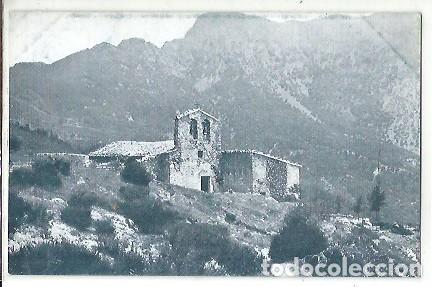 Postales: ANTIGUA POSTAL MONTSENY PINTORESC ERMITA DE SANT MARSAL LES AGUDES AL FONS
