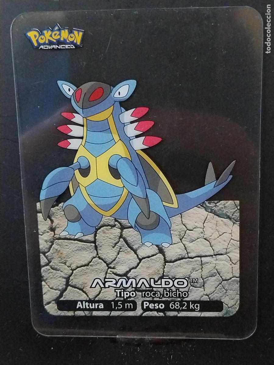 Postales: POKEMON LAMINCARDS EDIBAS MC CROMO 109 ARMALDO A&Ntilde;O 2005 JUGADA ORIGINAL