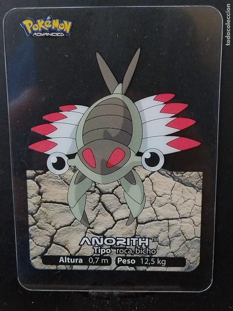 Postales: POKEMON LAMINCARDS EDIBAS MC CROMO 108 ANORYTH A&Ntilde;O 2005 JUGADA ORIGINAL