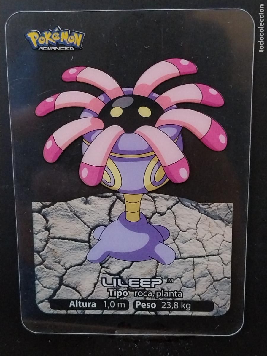Postales: POKEMON LAMINCARDS EDIBAS MC CROMO 106 LILEEP A&Ntilde;O 2005 JUGADA ORIGINAL