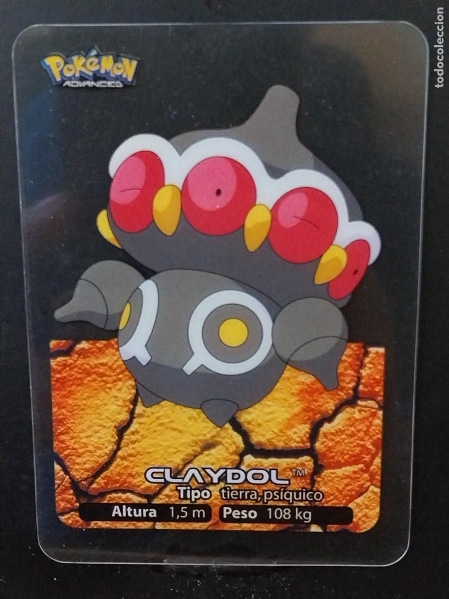 Postales: POKEMON LAMINCARDS EDIBAS MC CROMO 105 CLAYDOL A&Ntilde;O 2005 JUGADA ORIGINAL