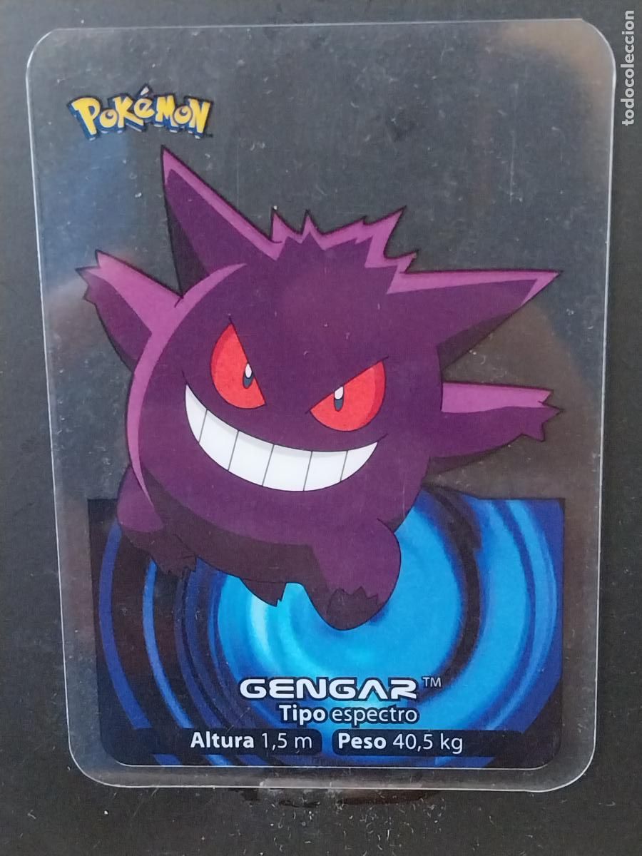 Postales: POKEMON LAMINCARDS EDIBAS MC CROMO 094 GENGAR A&Ntilde;O 2005 JUGADA ORIGINAL