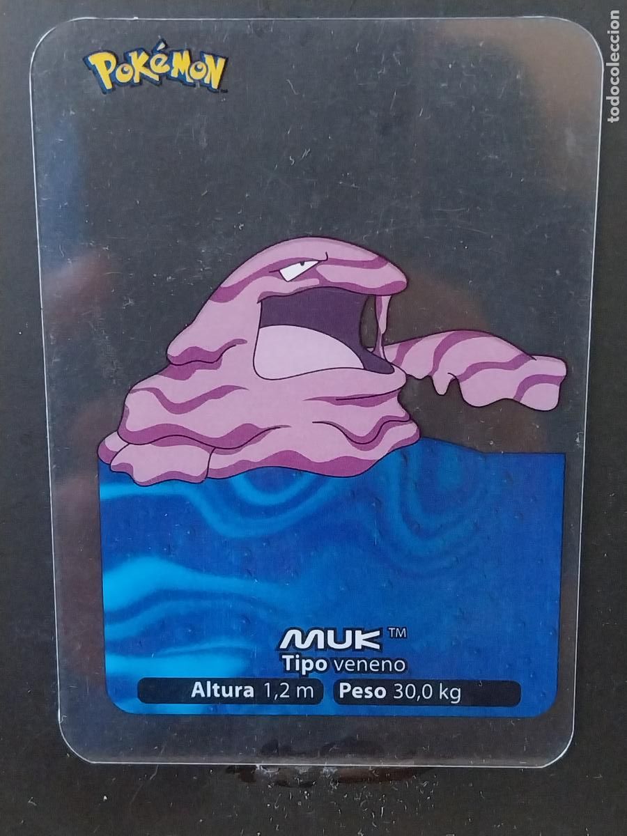 Postales: POKEMON LAMINCARDS EDIBAS MC CROMO 089 MUK A&Ntilde;O 2005 JUGADA ORIGINAL