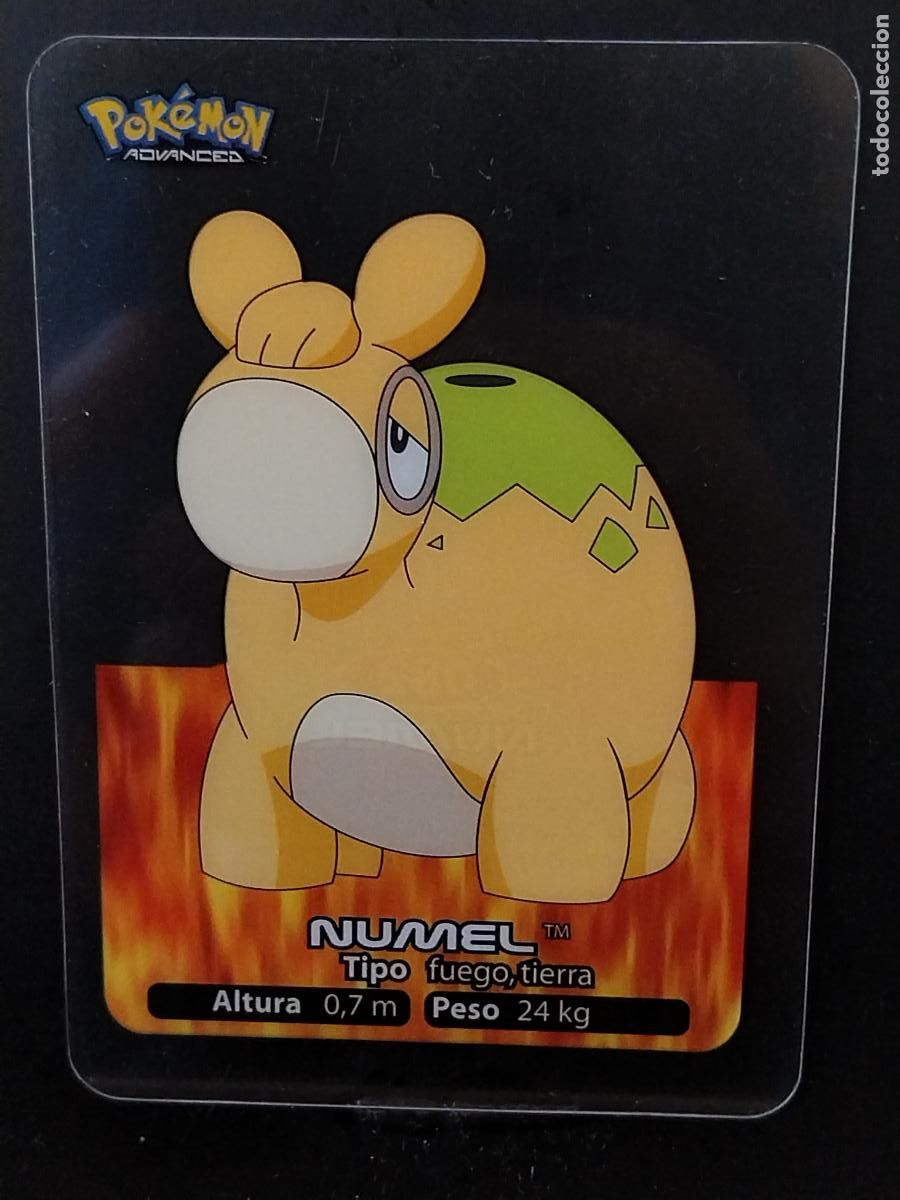 Postales: POKEMON LAMINCARDS EDIBAS MC CROMO 082 NUMEL A&Ntilde;O 2005 JUGADA ORIGINAL
