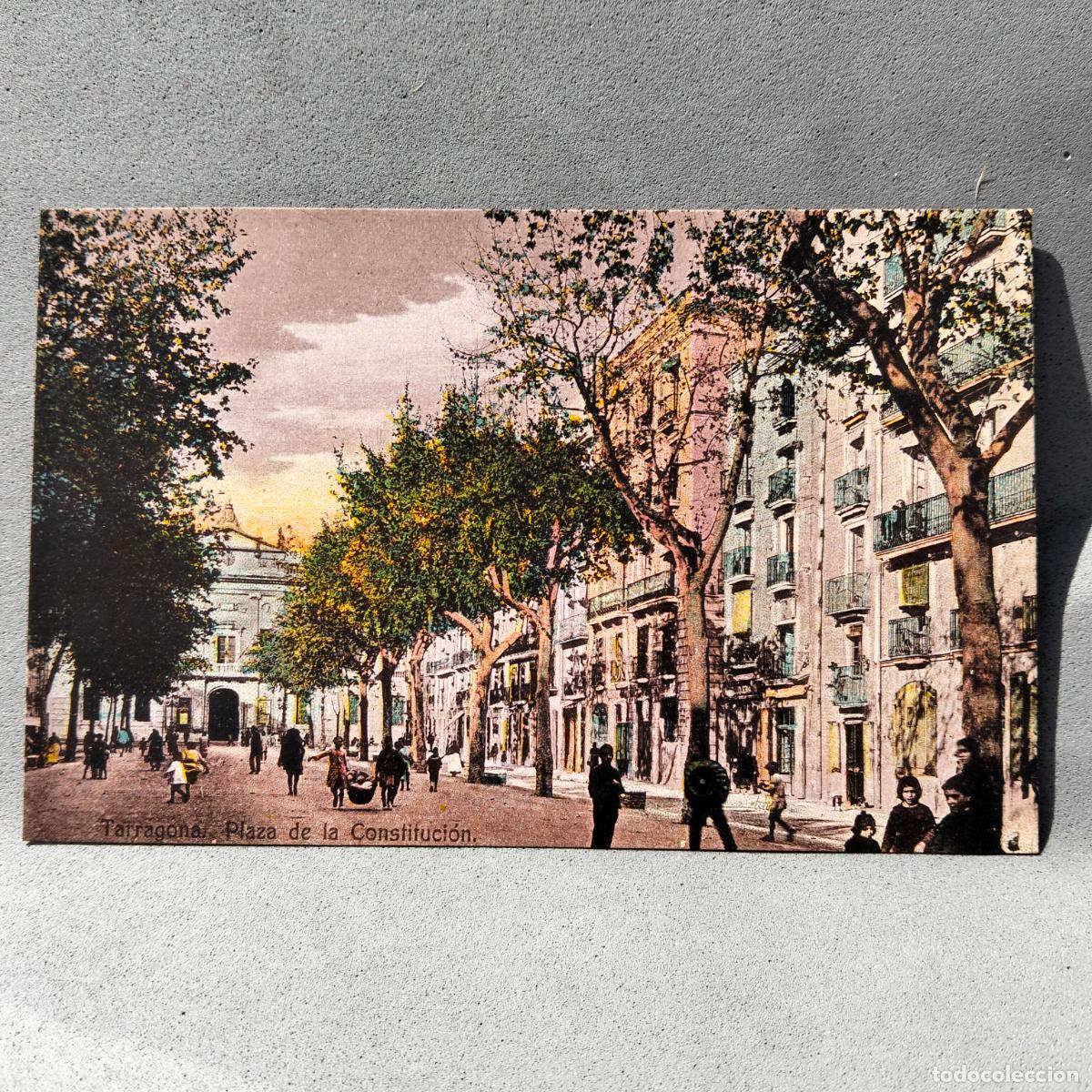 Postales: Edici&oacute;n Anguela Hermanos, Tarragona. Plaza de la Constituci&oacute;n
