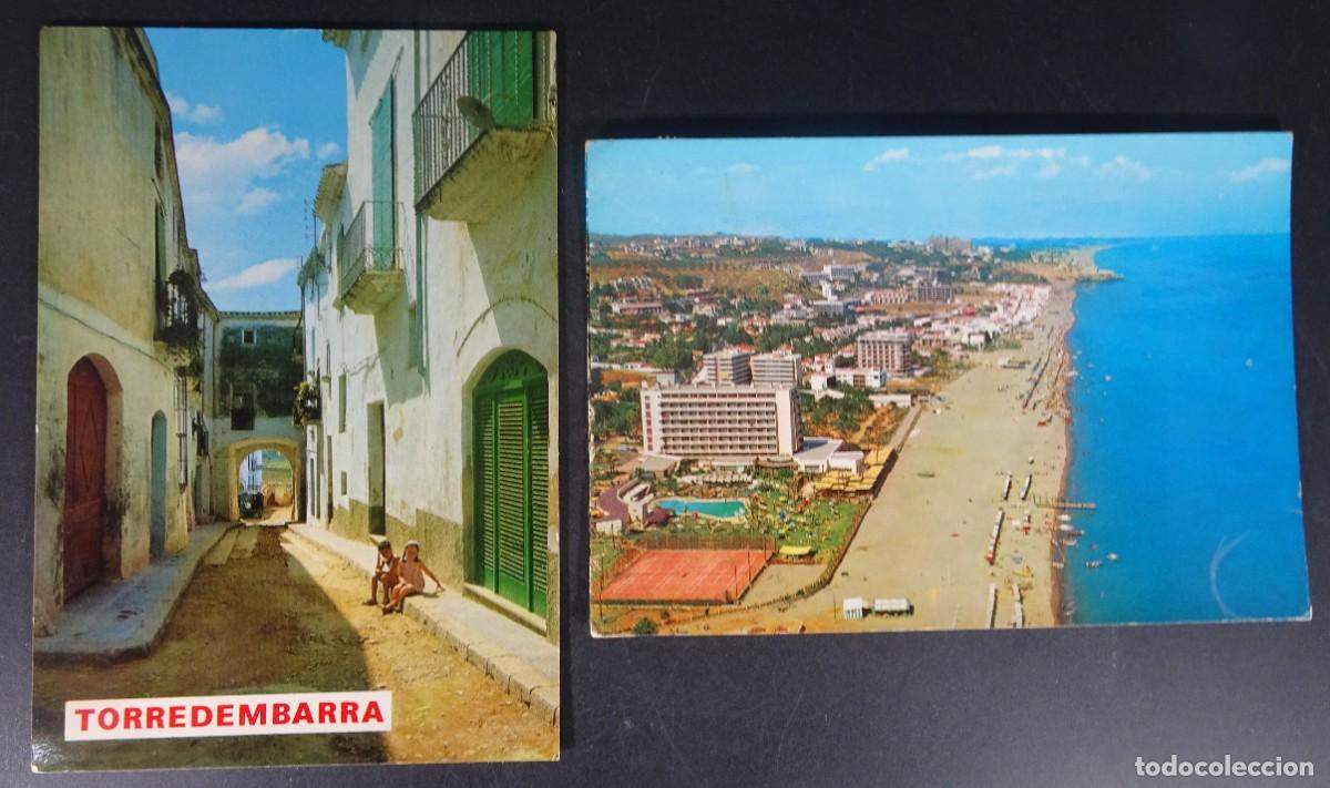Postales: 2 ANTIGUAS POSTALES CPSM, TORREDEMBARRA, TARRAGONA, VER FOTOS