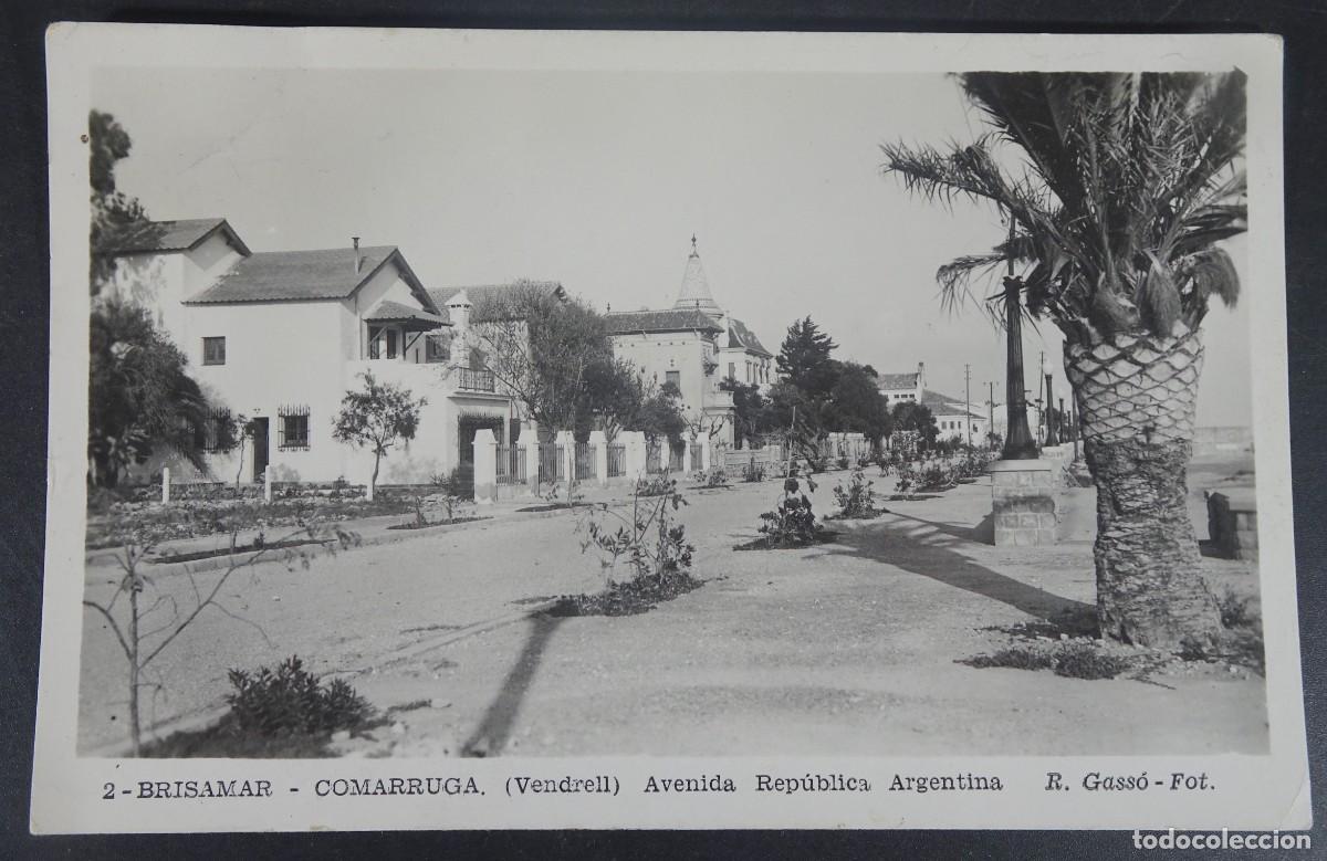 Postales: ANTIGUA POSTAL FOTOGR&Aacute;FICA CPSM, BRISAMAR COMARRUGA, TARRAGONA, R. GASS&Oacute;, VER FOTOS
