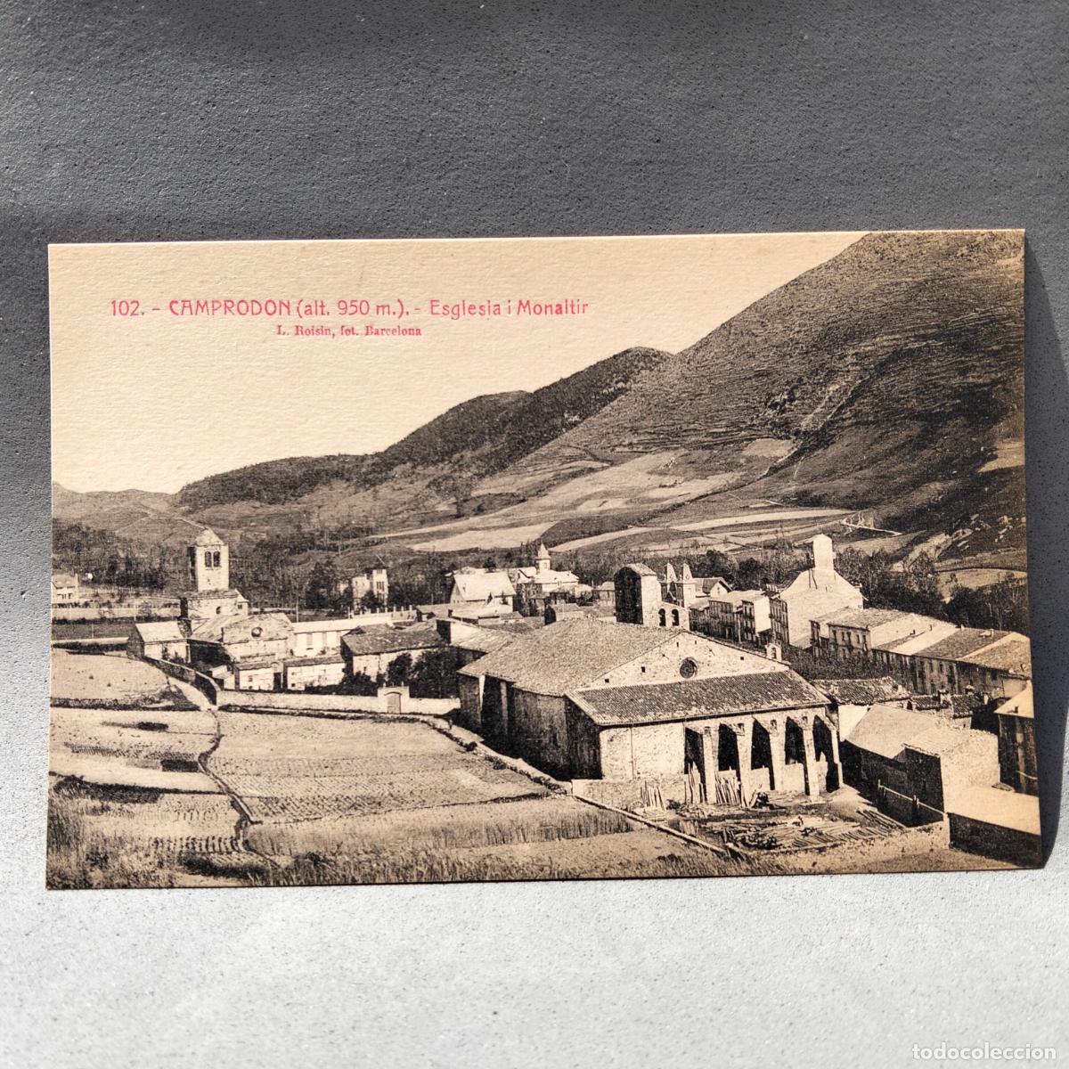 Postales: Lucien Roisin, Camprodon. Esglesia i Monaltir