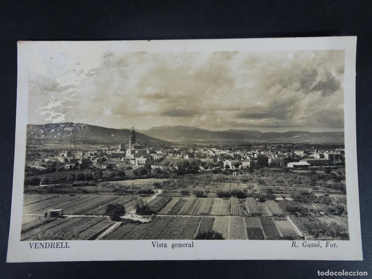 Postales: ANTIGUA POSTAL FOTOGR&Aacute;FICA CPSM, VENDRELL VISTA GENERAL , TARRAGONA, R.GASS&Oacute;, VER FOTOS