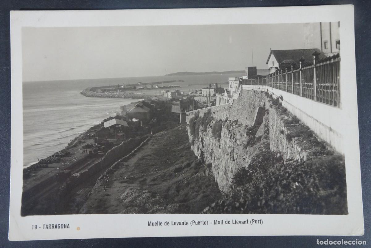 Postales: ANTIGUA POSTAL FOTOGR&Aacute;FICA CPSM, MUELLE DE LEVANTE , TARRAGONA, VER FOTOS