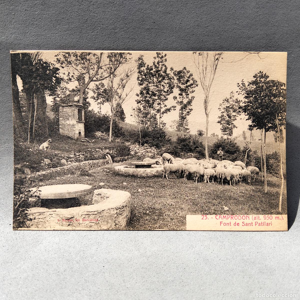 Postales: Lucien Roisin, Camprodon. Font de Sant Patllari