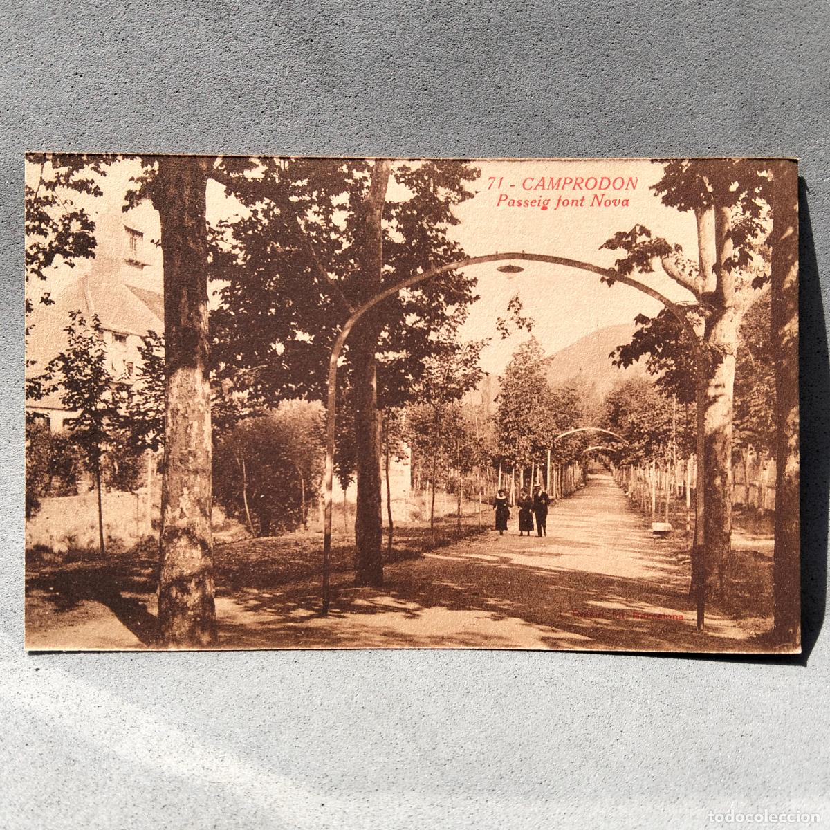 Postales: Lucien Roisin, Camprodon. Passeig Font Nova