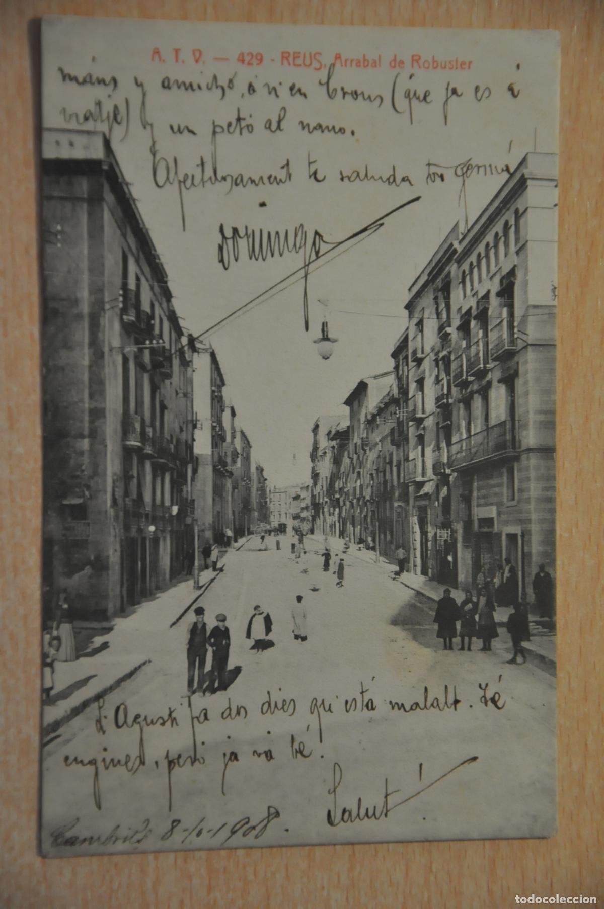 Cartes Postales: postal reus arrabal de robuster atv 429