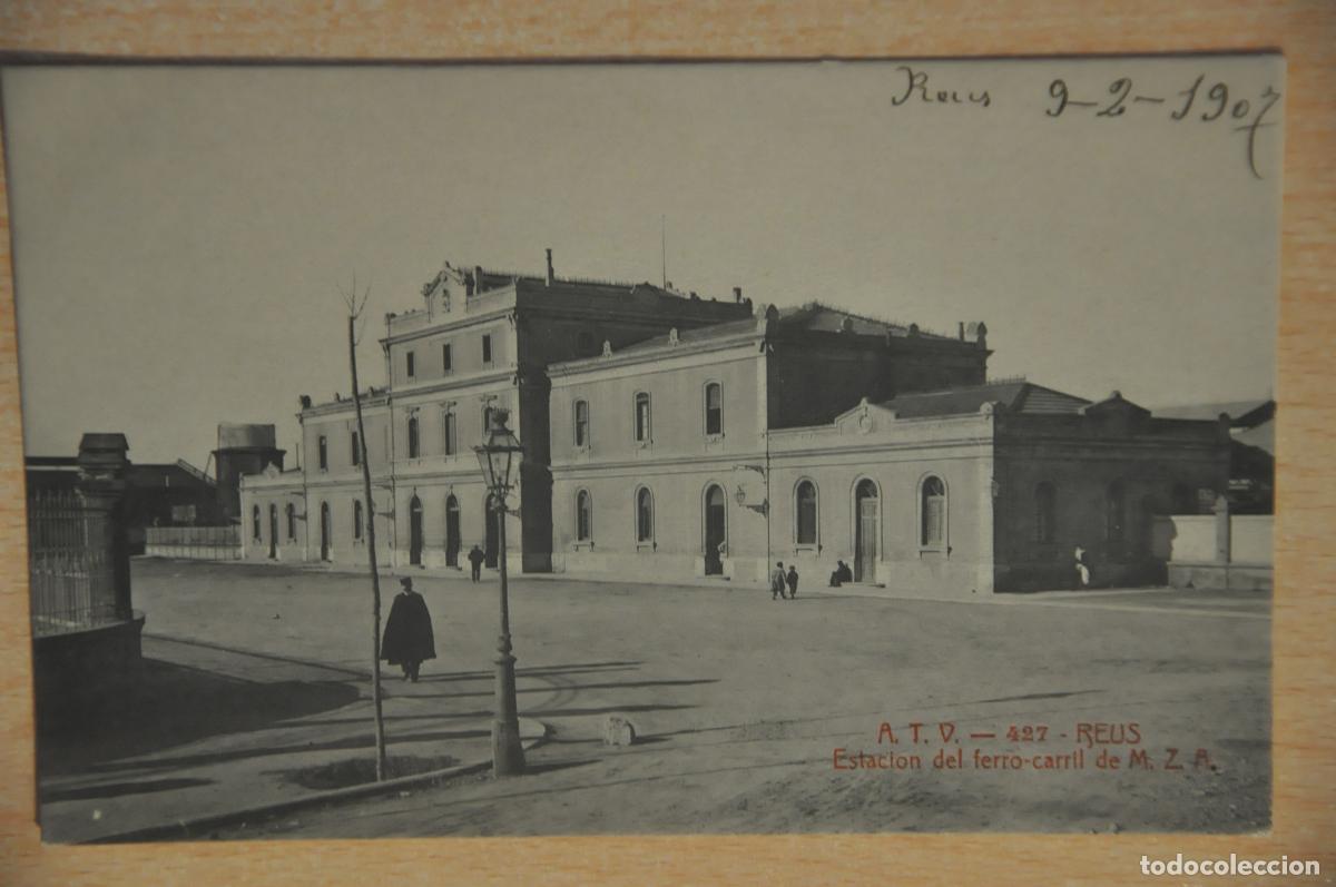 Cartes Postales: postal reus estacion del ferrocarril de m z a atv 427