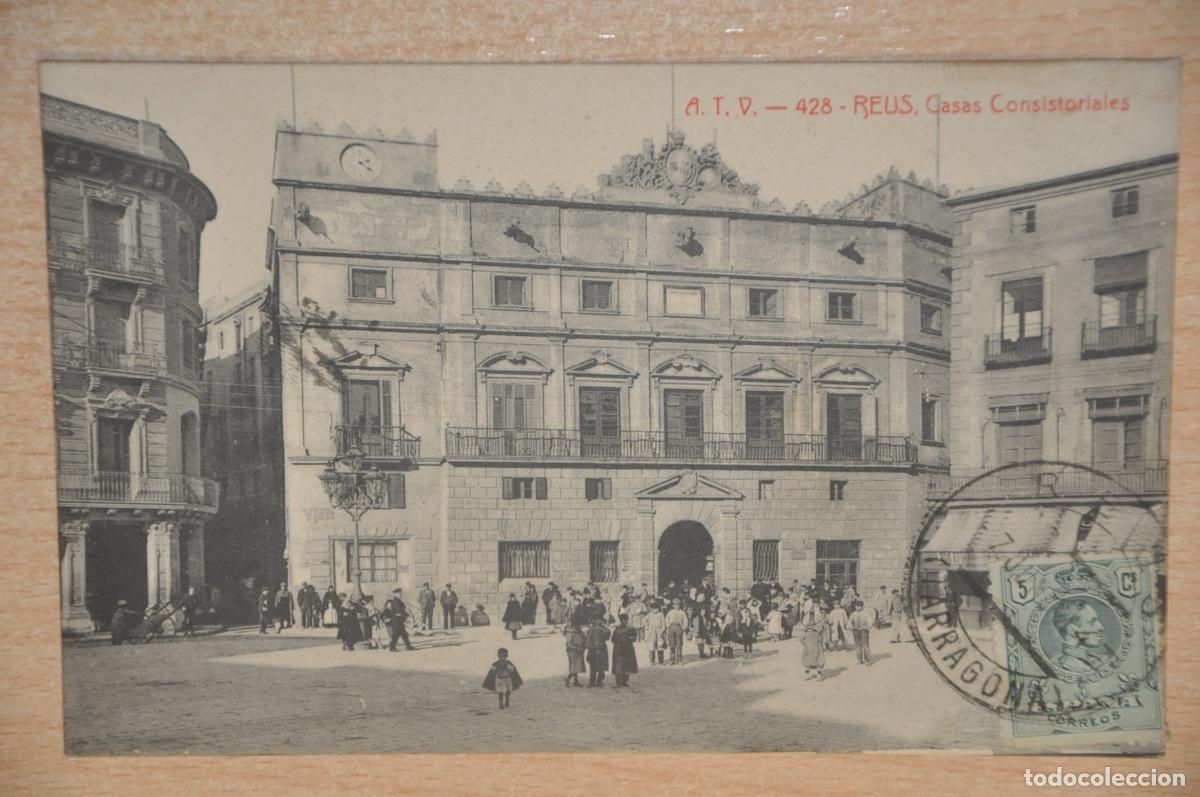 Postkarten: postal reus casas consistoriales atv 428