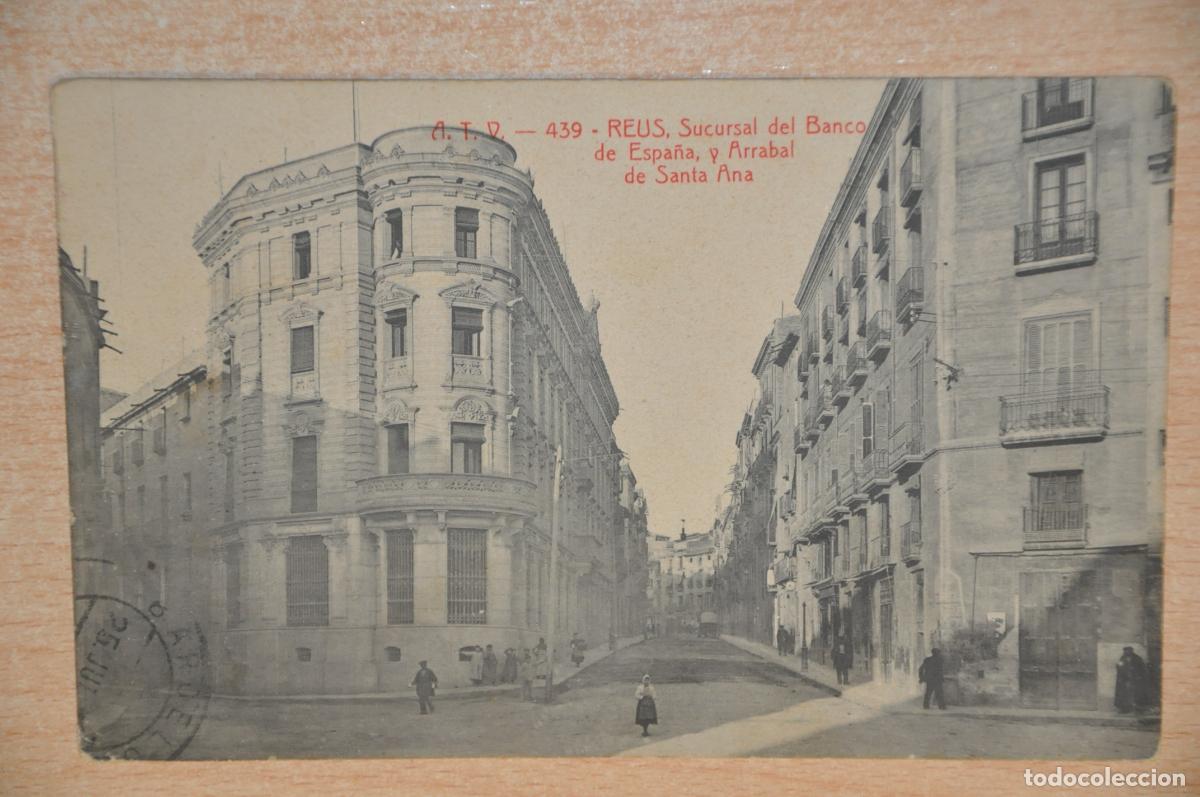 Postkarten: postal reus sucursal del banco de espa&ntilde;a atv 439