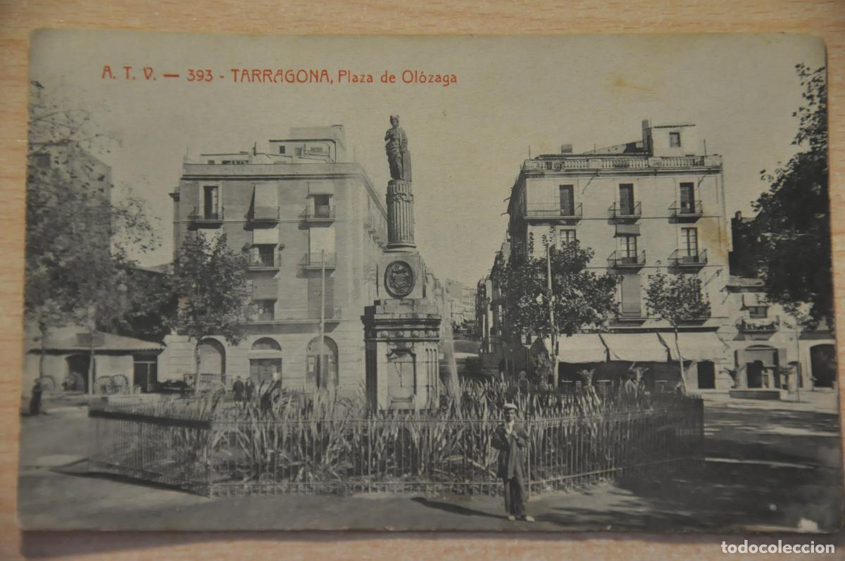 Postcards: postal tarragona plaza de olozaga atv 393