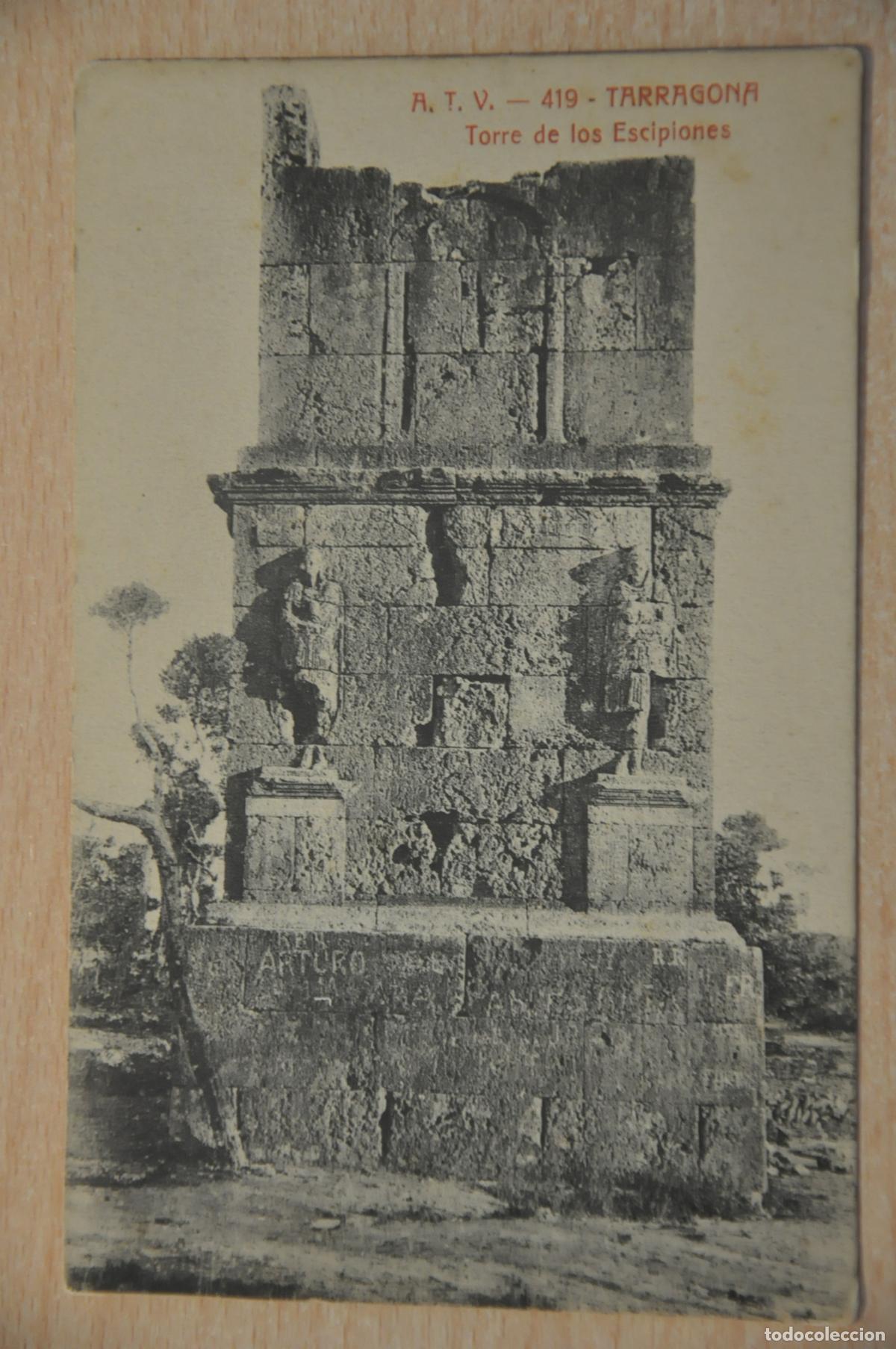 Postales: postal tarragona torre de los escipiones atv 419