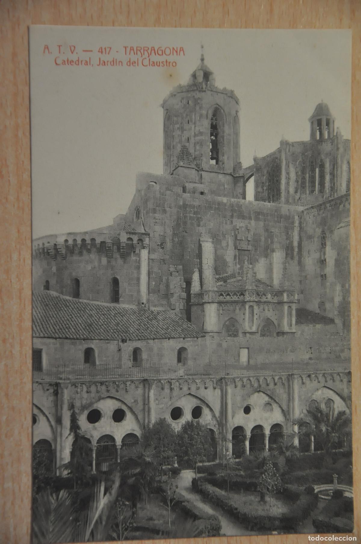 Postales: postal tarragona catedral jardin del claustro atv 417