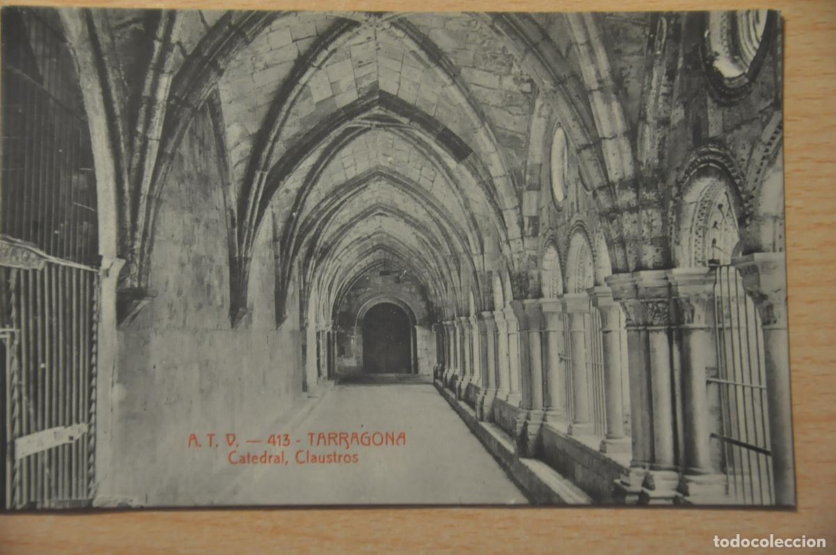 Postales: postal tarragona catedral claustros atv 413