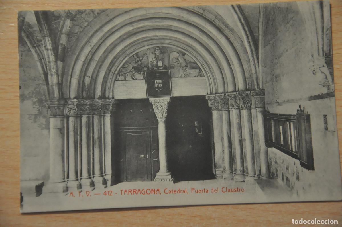 Postales: postal tarragona catedral puerta del claustro atv 412
