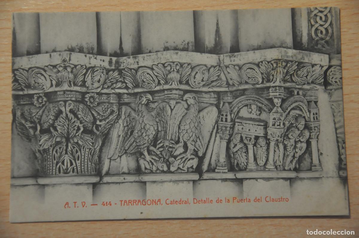 Postales: postal tarragona catedral detalle de la puerta del claustro atv 414
