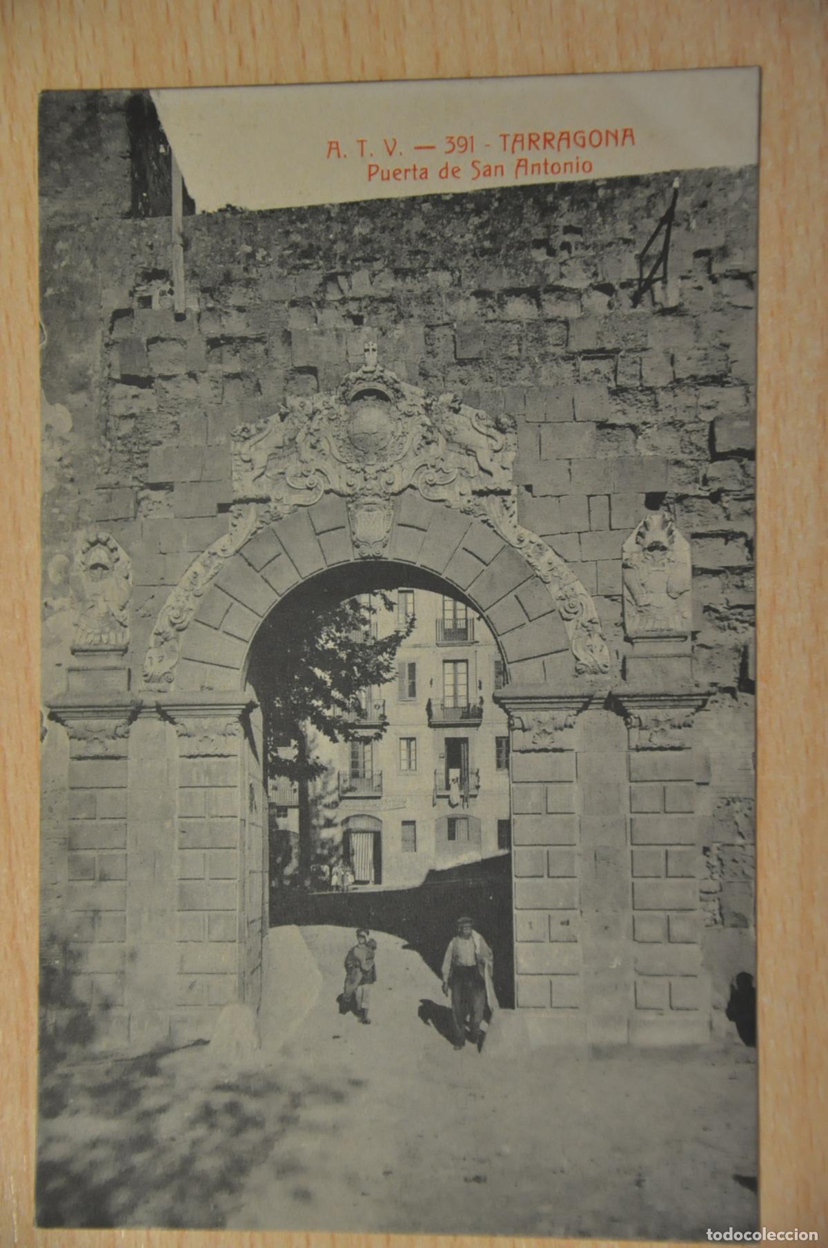 Postales: postal tarragona puerta de san antonio atv 391