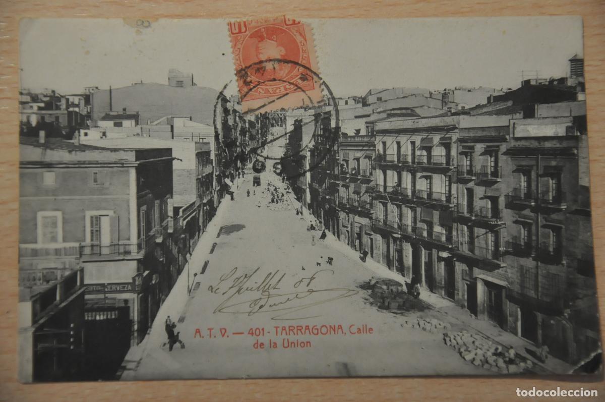 Postales: postal tarragona calle de la union atv 401