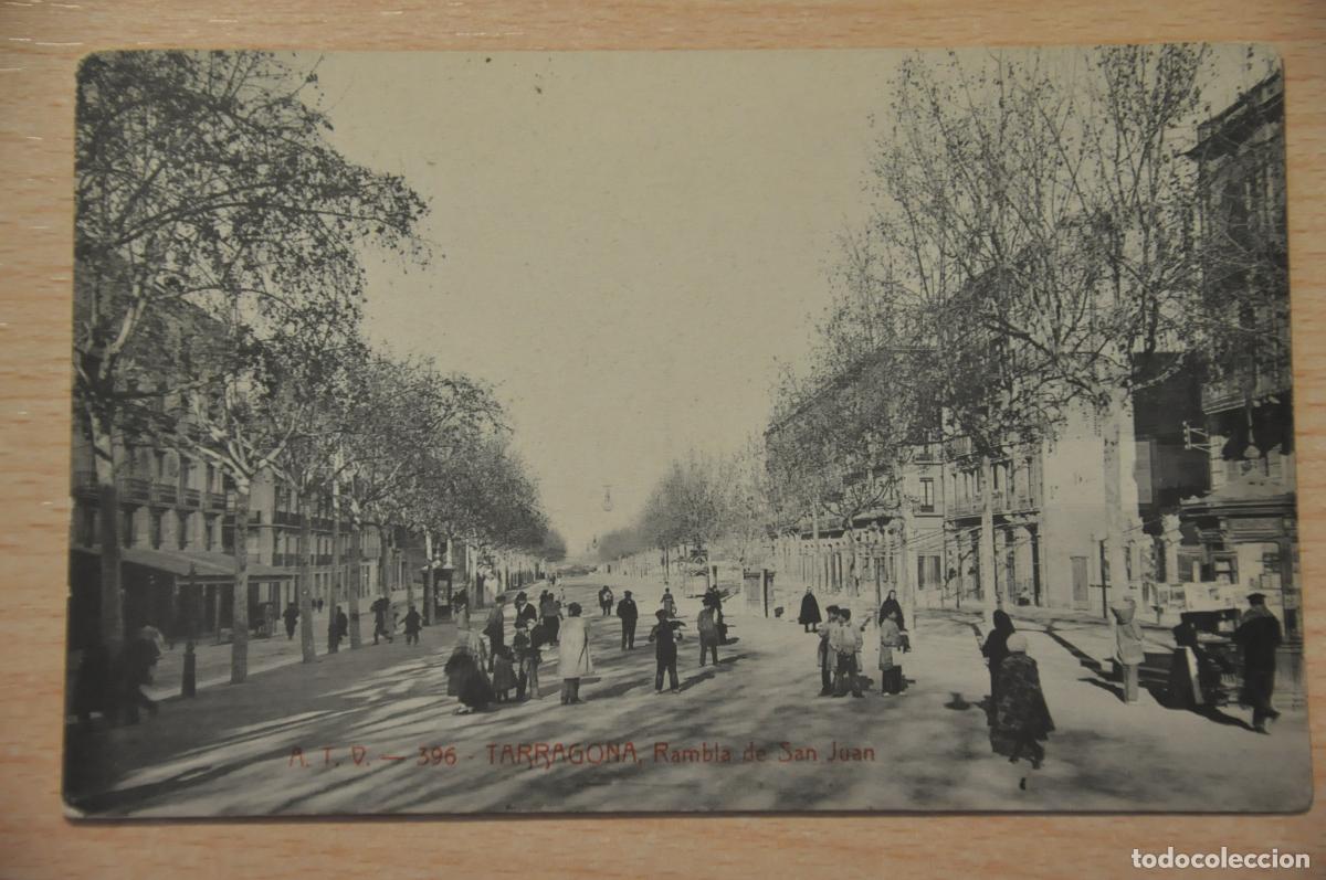Postales: postal tarragona rambla de san juan atv 396
