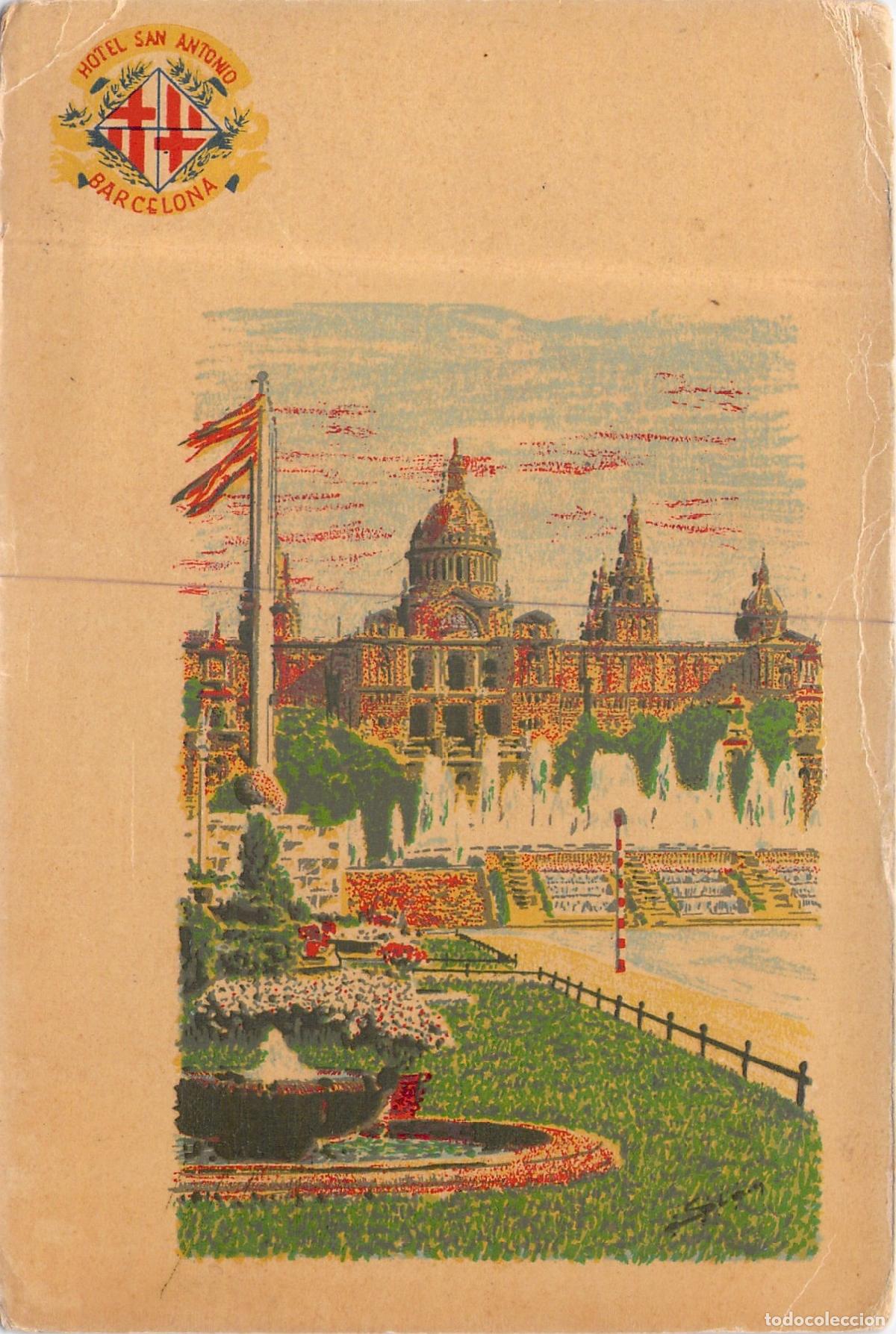 Postales: Tarjeta Postal Palacio Nacional de Barcelona, Montju&iuml;c