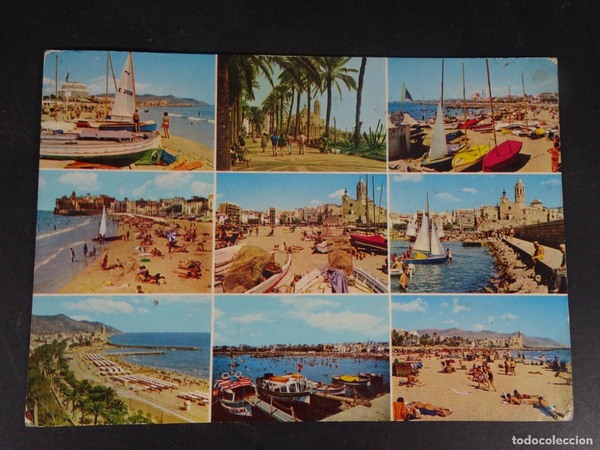 Postkarten: ANTIGUA POSTAL CPSM, MULTIVISTAS, SITGES, VER FOTOS