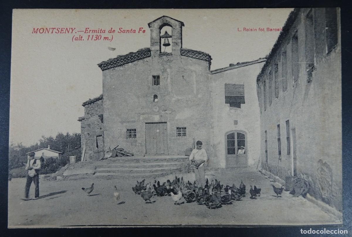 Postales: ANTIGUA POSTAL CPA, MONTSENY, ERMITA DE SANTA F&Eacute;, VER FOTOS