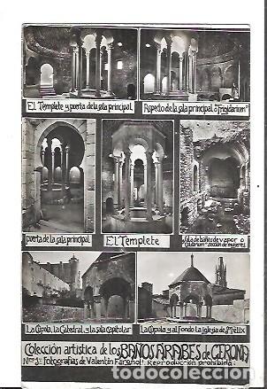 Postales: ANTIGUA POSTAL N&ordm; 1 COLECCION ARTISTICA DE LOS BA&Ntilde;OS ARABES DE GERONA VALENTIN FARGNOLI