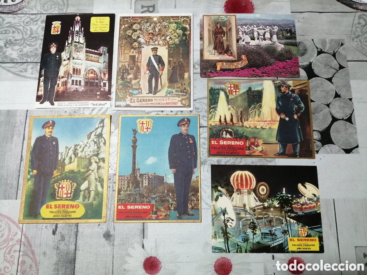 Postales: Lote de 7 postales de EL SERENO - Foto 1
