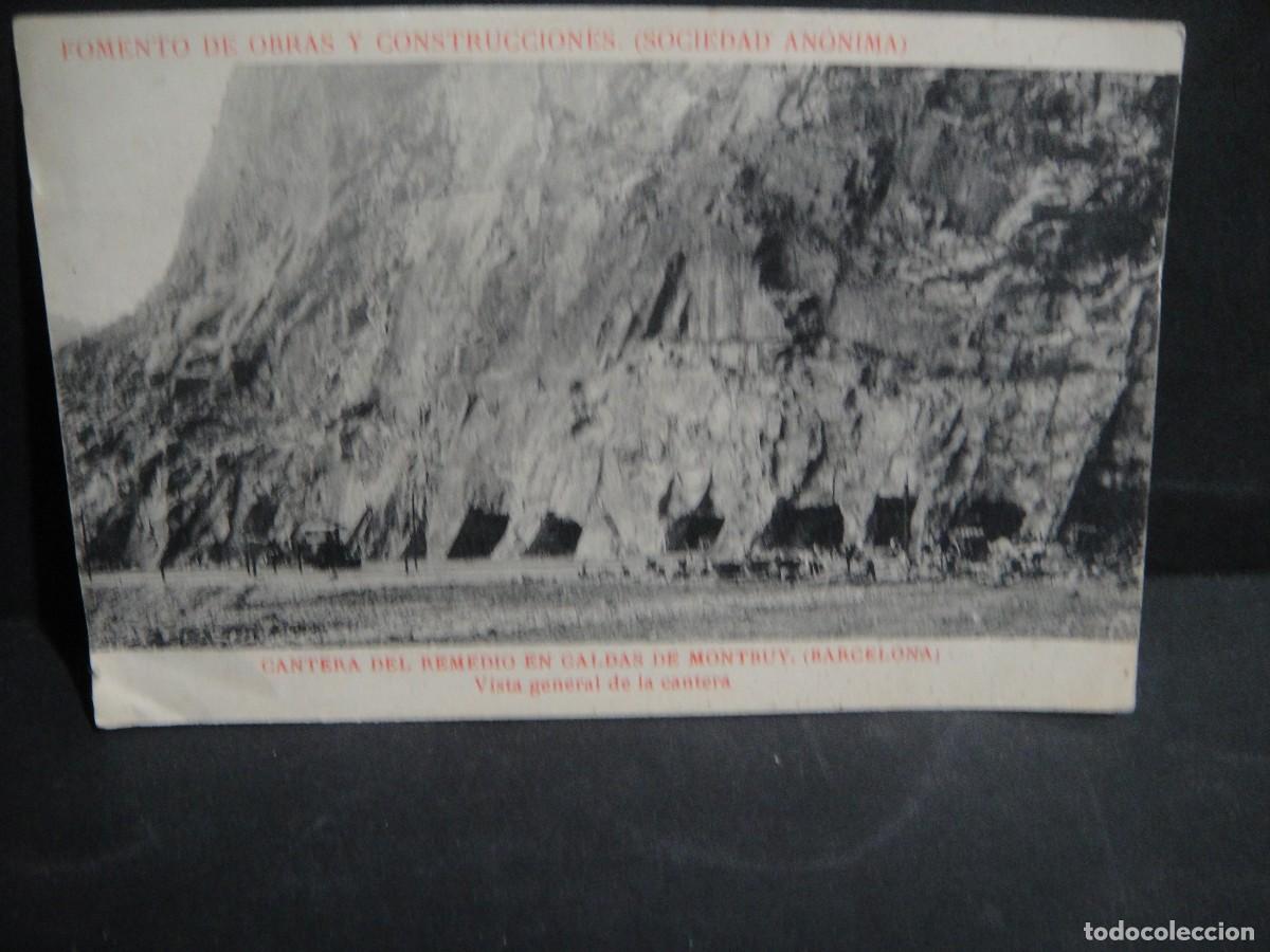 Postales: caldas de montbuy , cantera del remedio - ediciones thomas - sin circular
