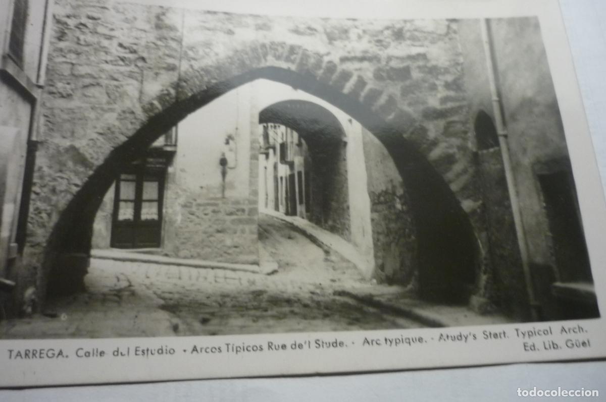 Postales: postal tarrega calle estudio arcos circulada cm