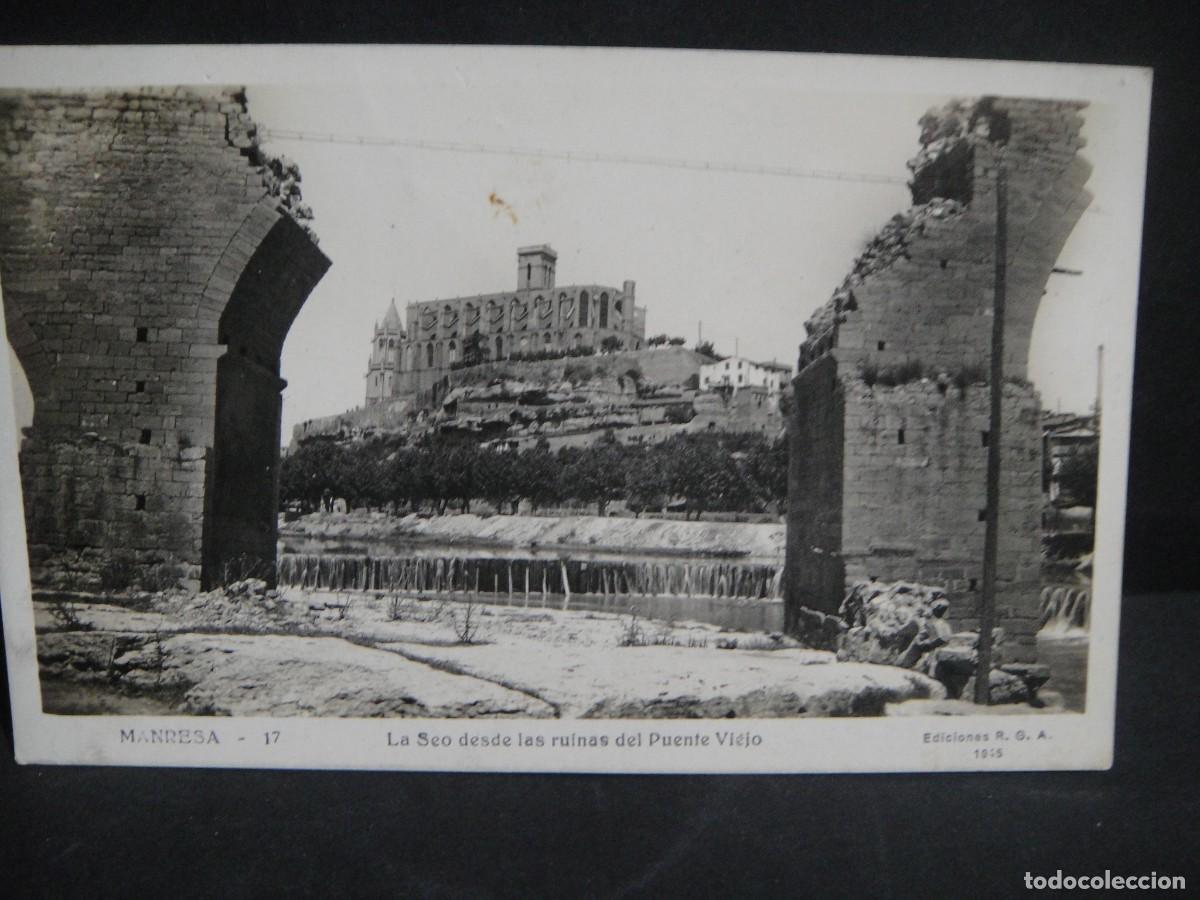 Postales: manresa - ediciones r. g. a. - circulada