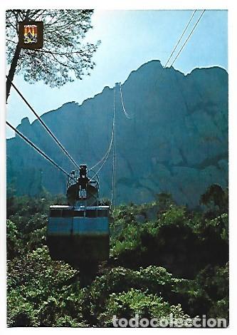 Postales: FUNICULAR AERI DE SANT JERONI / ST. JEROME&acute;S AERIAL FUNICULAR.- MONTSERRAT - BARCELONA