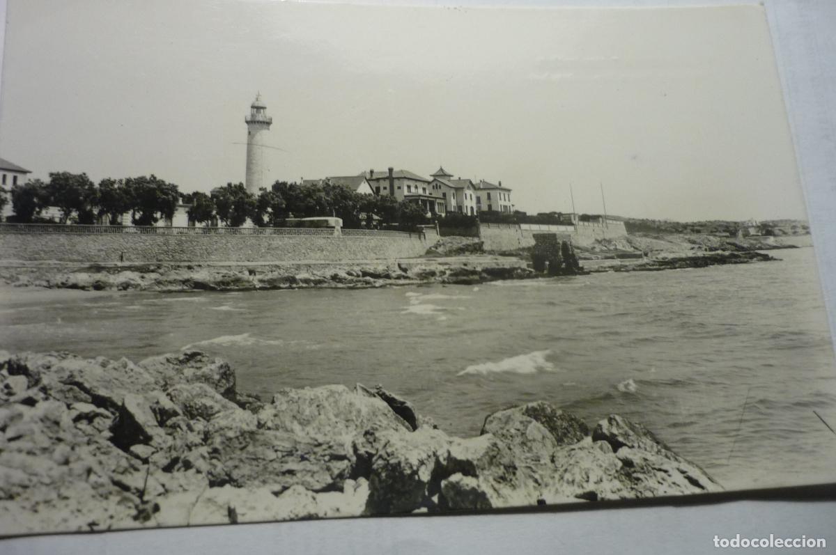 Postales: postal villanueva y geltru chalets y playa s.cristobal escrita cm