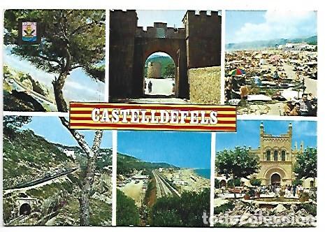 Postales: DIVERSOS ASPECTOS / DIFFERENT ASPECTS.- CASTELLDEFELS - BARCELONA