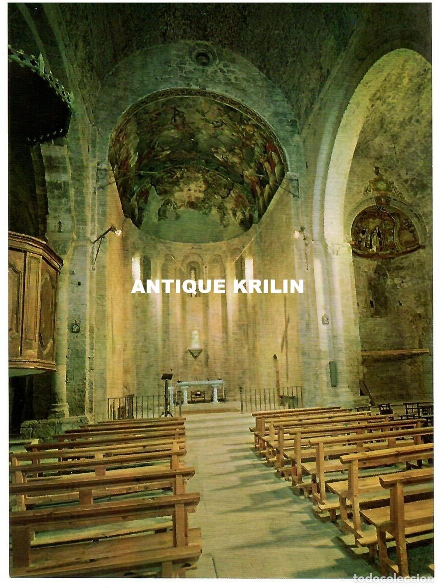 Postales: GERRI DE LA SAL / MONASTIR ROMANIC ALTAR MAJOR / KOLORHAM N&ordm; L-3871 / SIN FRANQUEAR