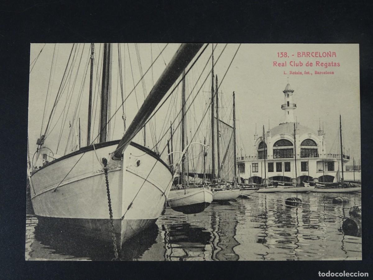 Postales: ANTIGUA POSTAL CPSM, REAL CLUB DE REGATAS , BARCELONA, L.ROISIN, VER FOTOS