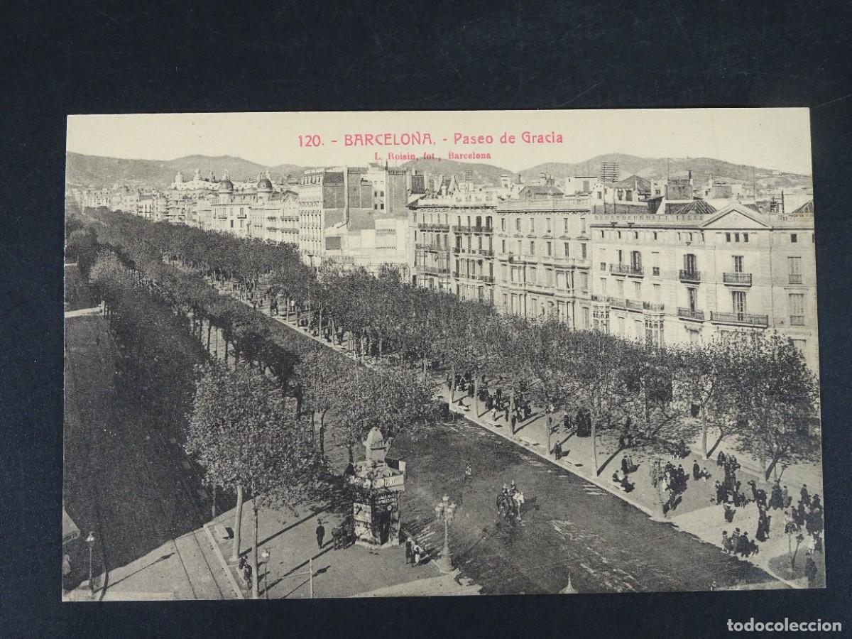 Postales: ANTIGUA POSTAL CPA, PASEO DE GRACIA , BARCELONA, L.ROISIN, VER FOTOS