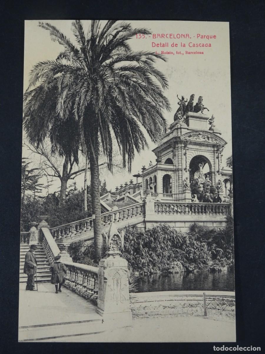 Postales: ANTIGUA POSTAL CPA, CASCADA PARQUE CIUDADELA , BARCELONA, L.ROISIN, VER FOTOS