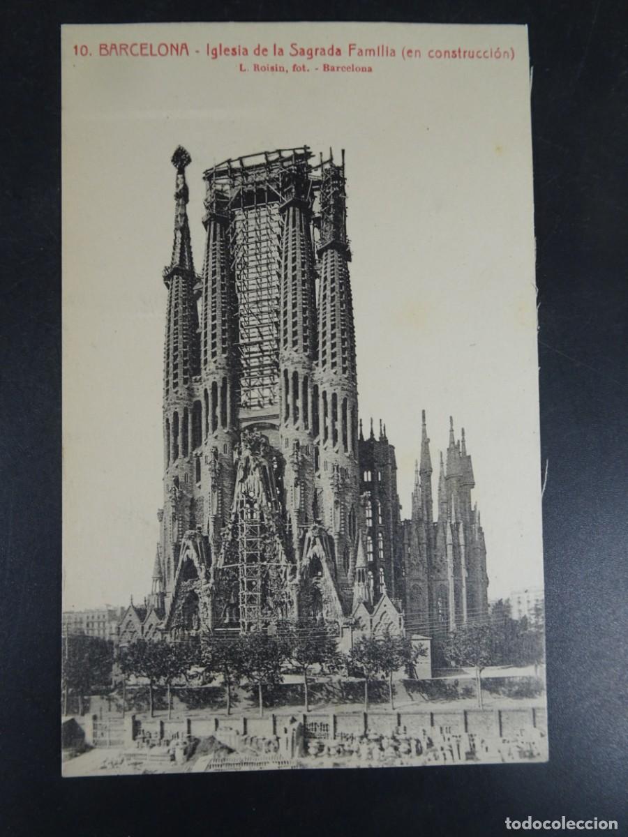 Postales: ANTIGUA POSTAL CPA, SAGRADA FAMILIA, BARCELONA, L.ROISIN, VER FOTOS