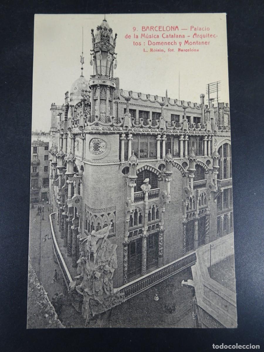 Postales: ANTIGUA POSTAL CPA, PALAU DE LA M&Uacute;SICA, BARCELONA, L.ROISIN, VER FOTOS