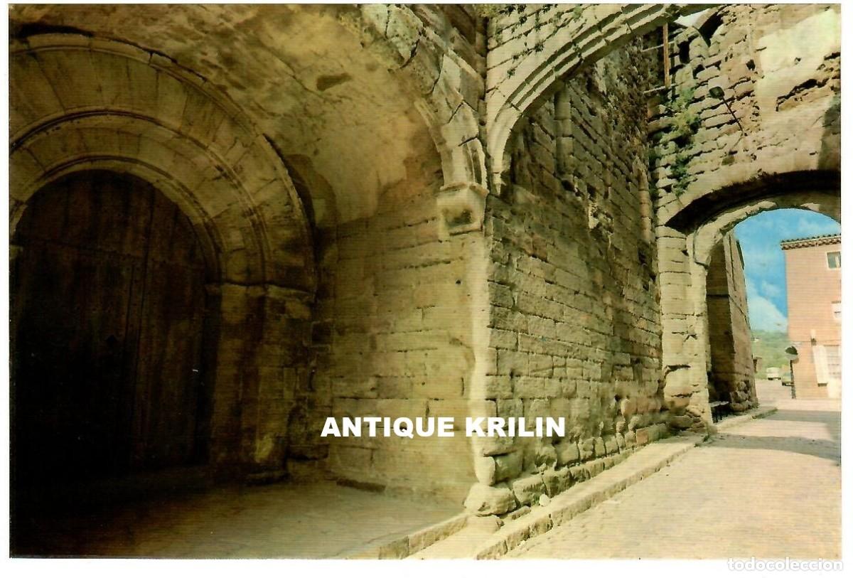 Postales: PRADES / DETALL DE L'ENTRADA PRINCIPAL A LA VILA / MAGI SU&Ntilde;&Eacute; / SIN FRANQUEAR