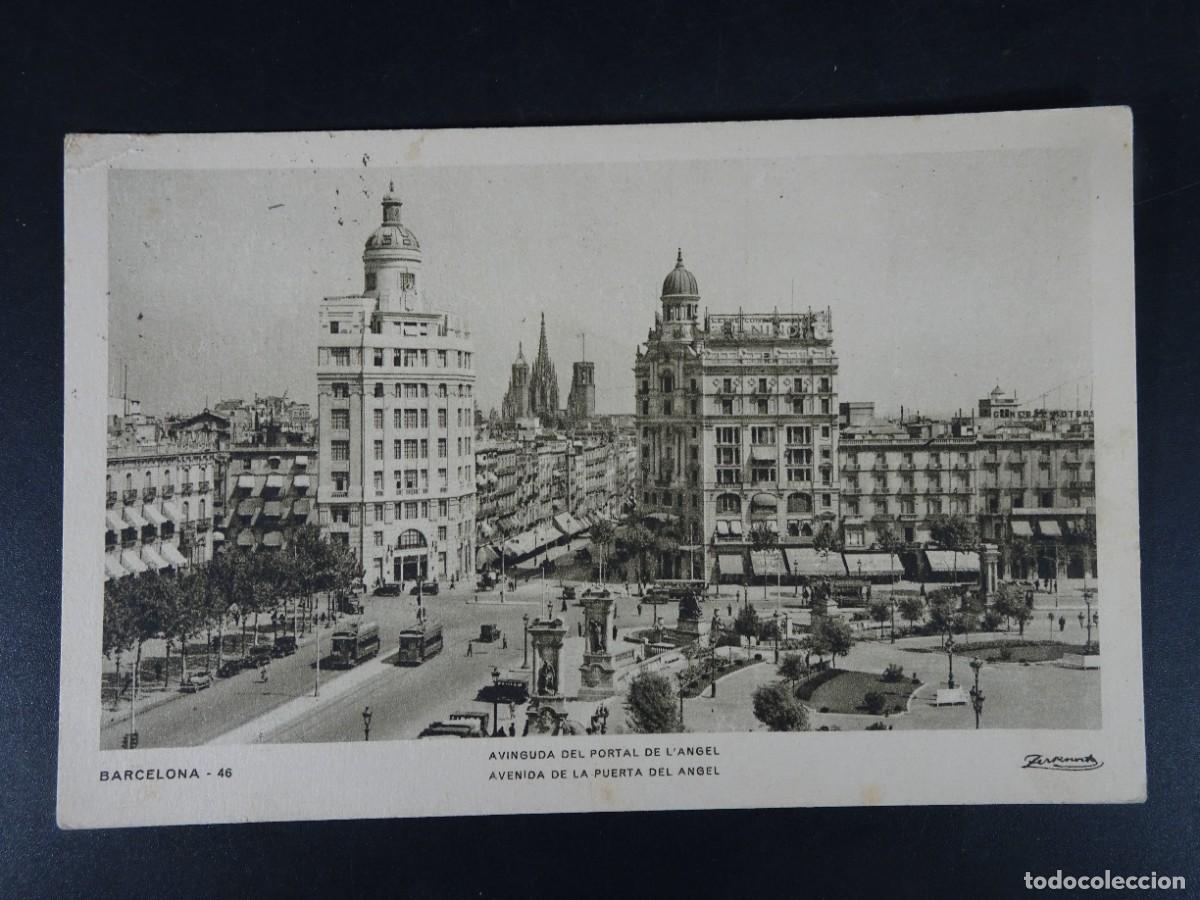 Postales: ANTIGUA POSTAL FOTOGR&Aacute;FICA CPA, PORTAL DEL ANGEL, BARCELONA, VER FOTOS