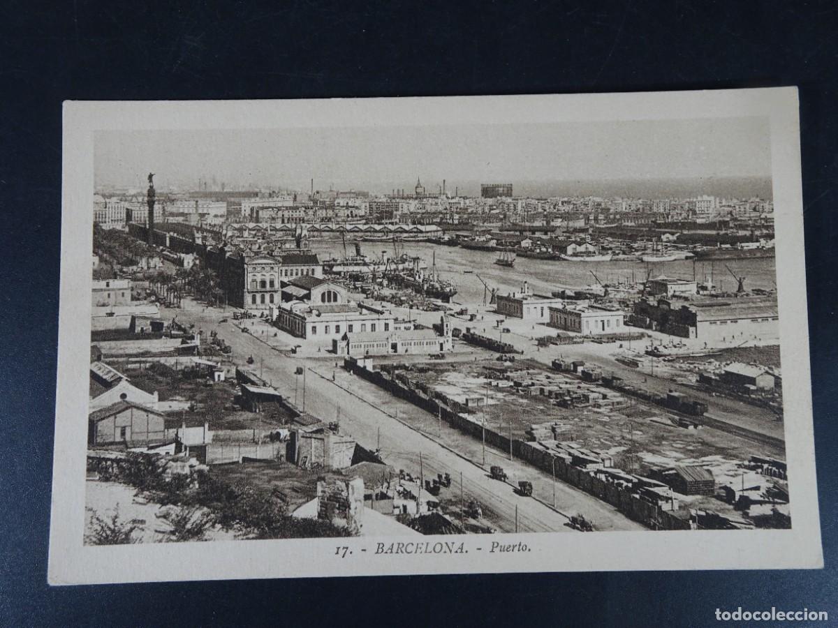 Postales: ANTIGUA POSTAL FOTOGR&Aacute;FICA CPA, PUERTO, BARCELONA, VER FOTOS