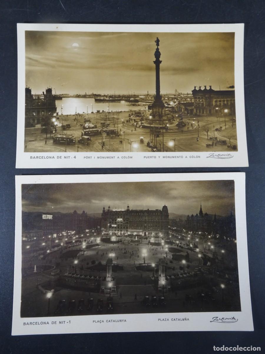 Postales: 2 ANTIGUAS POSTALES CPA, BARCELONA DE NIT, BARCELONA, VER FOTOS